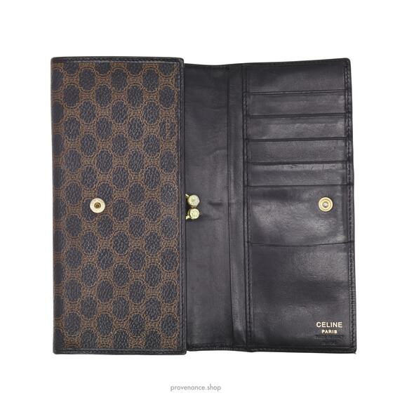 🔴 Celine Triomphe Long Wallet - Black - Picture 5 of 8